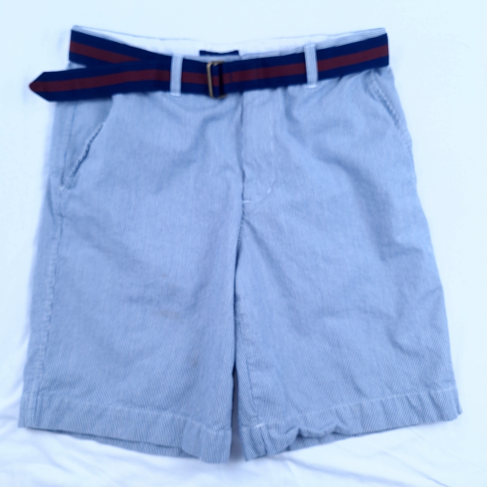 Club Room Blue Flat Front Shorts for Casual Wear